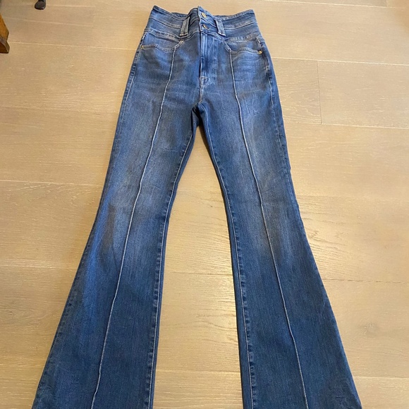 FRAME flare jeans with extended waistband & stretch., size 25 - Picture 1 of 13